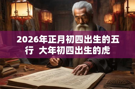 2026年正月初四出生的五行  大年初四出生的虎