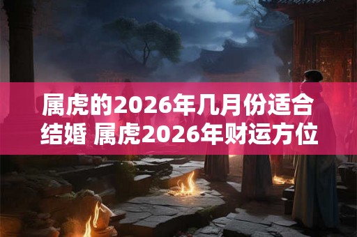 属虎的2026年几月份适合结婚 属虎2026年财运方位