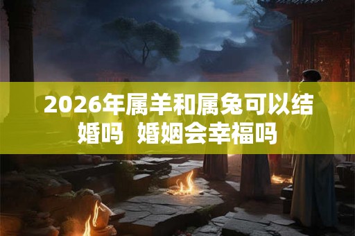 2026年属羊和属兔可以结婚吗 婚姻会幸福吗 2026年属羊和属兔可以结婚吗 婚姻会幸福吗