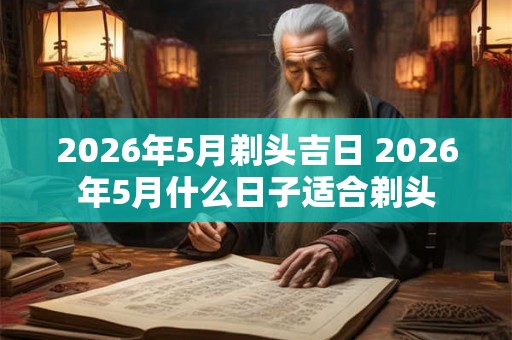 2026年5月剃头吉日 2026年5月什么日子适合剃头
