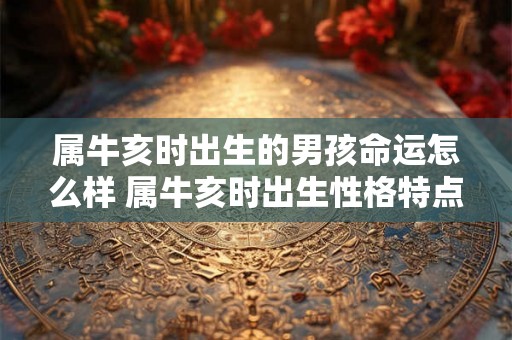 属牛亥时出生的男孩命运怎么样 属牛亥时出生性格特点