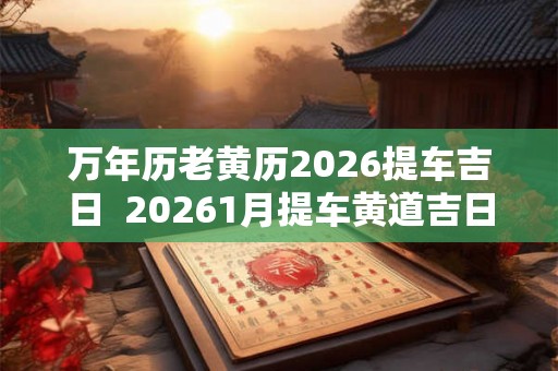 万年历老黄历2026提车吉日 20261月提车黄道吉日 万年历老黄历2026提车吉日 20261月提车黄道吉日