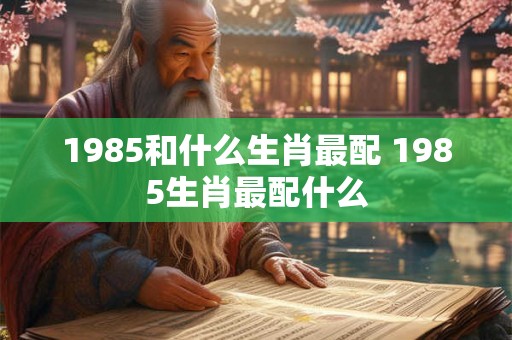 1985和什么生肖最配 1985生肖最配什么