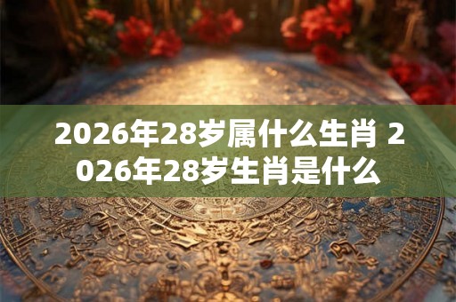 2026年28岁属什么生肖 2026年28岁生肖是什么 2026年28岁属什么生肖 2026年28岁生肖是什么
