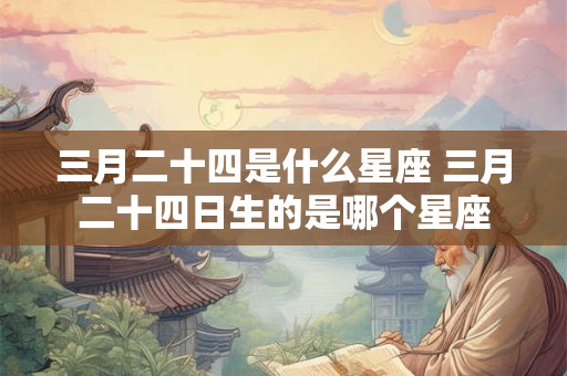 三月二十四是什么星座 三月二十四日生的是哪个星座