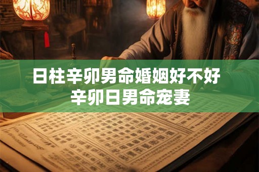 日柱辛卯男命婚姻好不好  辛卯日男命宠妻