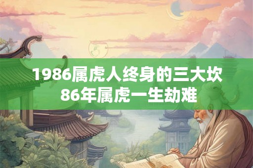 1986属虎人终身的三大坎 86年属虎一生劫难