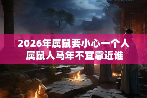 2026年属鼠要小心一个人 属鼠人马年不宜靠近谁 2026年属鼠要小心一个人 属鼠人马年不宜靠近谁