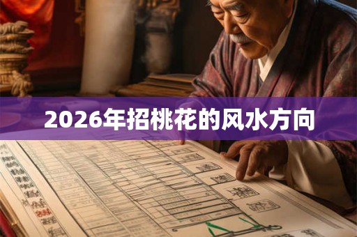2026年招桃花的风水方向