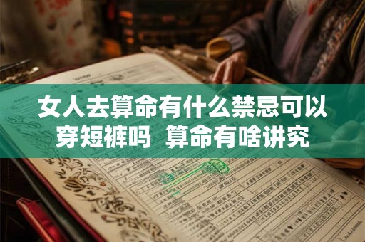 女人去算命有什么禁忌可以穿短裤吗  算命有啥讲究