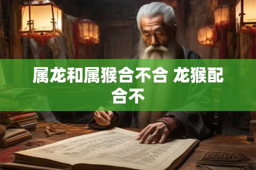 属龙和属猴合不合 龙猴配合不