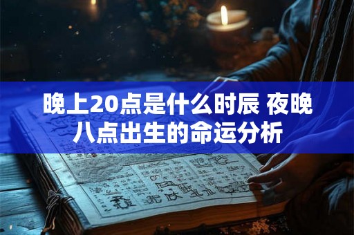 晚上20点是什么时辰 夜晚八点出生的命运分析