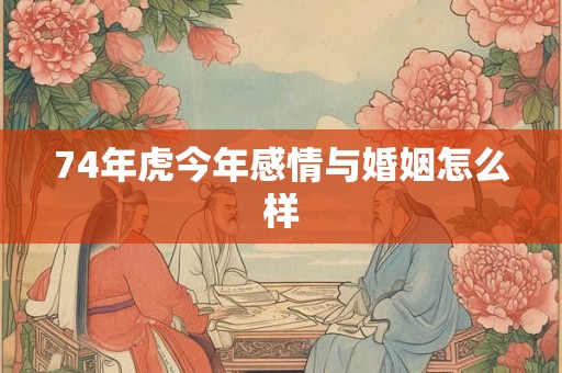 74年虎今年感情与婚姻怎么样 74年虎今年感情与婚姻怎么样