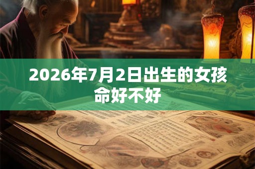 2026年7月2日出生的女孩命好不好