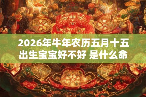 2026年牛年农历五月十五出生宝宝好不好 是什么命 2026年牛年农历五月十五出生宝宝好不好 是什么命