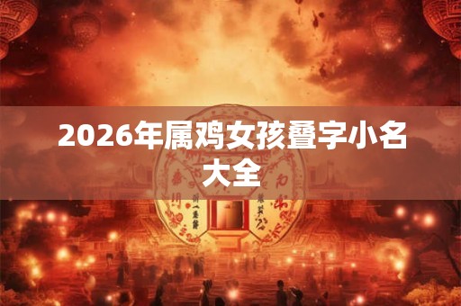 2026年属鸡女孩叠字小名大全 2026年属鸡女孩叠字小名大全