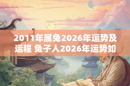 2011年属兔2026年运势及运程 兔子人2026年运势如何