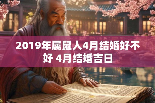 2019年属鼠人4月结婚好不好 4月结婚吉日