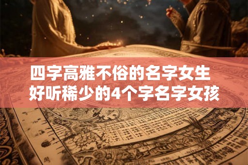 四字高雅不俗的名字女生  好听稀少的4个字名字女孩
