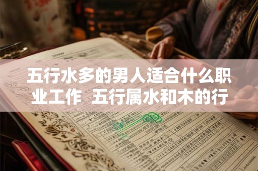 五行水多的男人适合什么职业工作  五行属水和木的行业