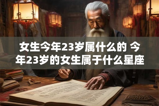 女生今年23岁属什么的 今年23岁的女生属于什么星座 女生今年23岁属什么的 今年23岁的女生属于什么星座