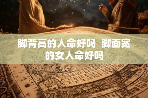 脚背高的人命好吗  脚面宽的女人命好吗