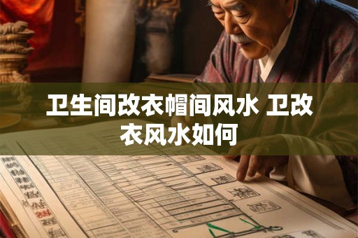 卫生间改衣帽间风水 卫改衣风水如何