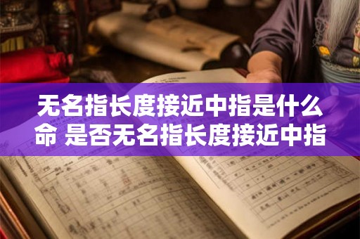 无名指长度接近中指是什么命 是否无名指长度接近中指就代表命运相似
