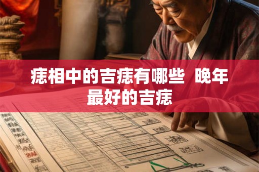 痣相中的吉痣有哪些  晚年最好的吉痣