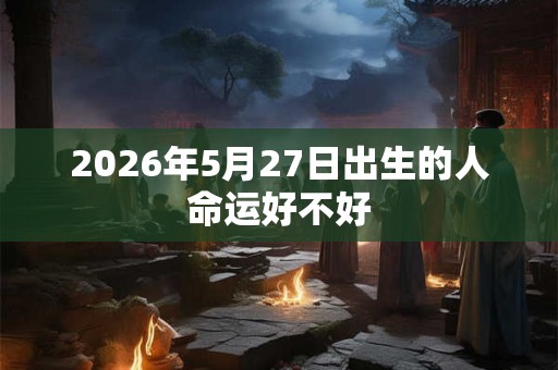 2026年5月27日出生的人命运好不好