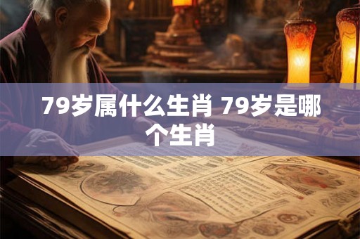 79岁属什么生肖 79岁是哪个生肖