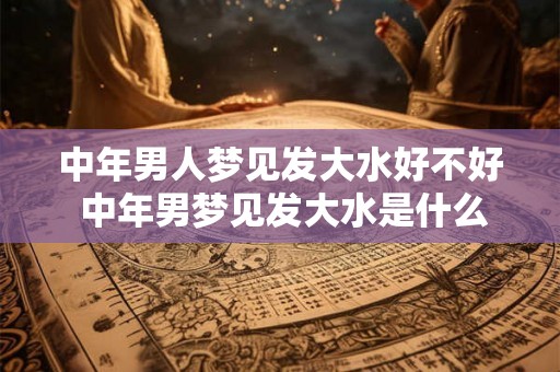 中年男人梦见发大水好不好 中年男梦见发大水是什么意思