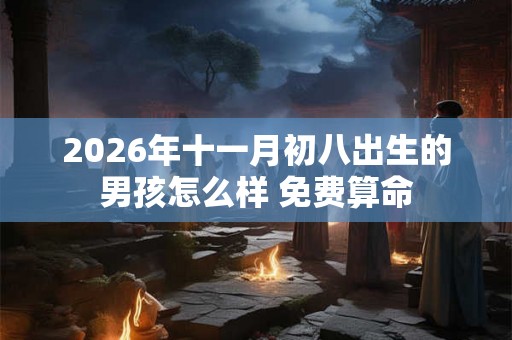 2026年十一月初八出生的男孩怎么样 免费算命