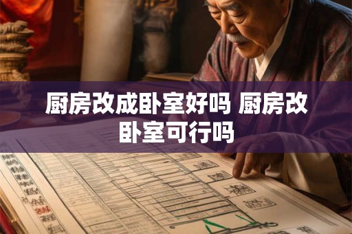 厨房改成卧室好吗 厨房改卧室可行吗