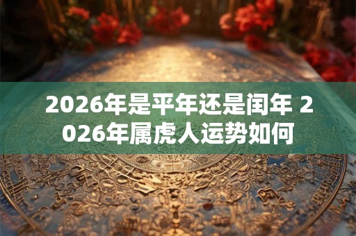 2026年是平年还是闰年 2026年属虎人运势如何 2026年是平年还是闰年 2026年属虎人运势如何