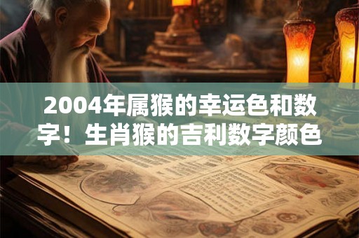 2004年属猴的幸运色和数字!生肖猴的吉利数字颜色查询 2004年属猴的幸运色和数字!生肖猴的吉利数字颜色查询