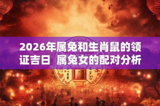 2026年属兔和生肖鼠的领证吉日  属兔女的配对分析