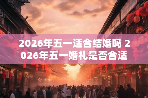 2026年五一适合结婚吗 2026年五一婚礼是否合适
