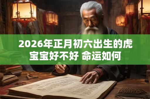 2026年正月初六出生的虎宝宝好不好 命运如何
