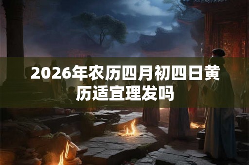 2026年农历四月初四日黄历适宜理发吗