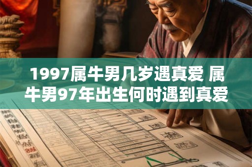 1997属牛男几岁遇真爱 属牛男97年出生何时遇到真爱 1997属牛男几岁遇真爱 属牛男97年出生何时遇到真爱