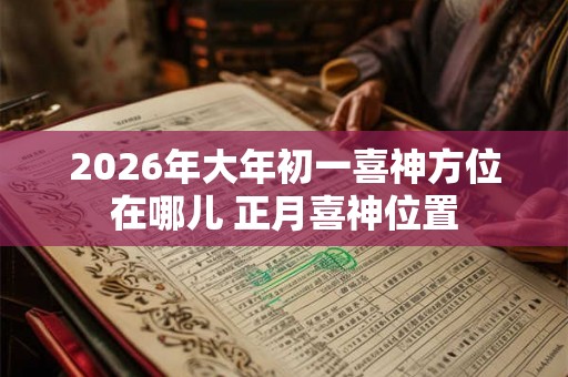 2026年大年初一喜神方位在哪儿 正月喜神位置