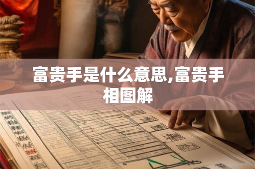 富贵手是什么意思,富贵手相图解