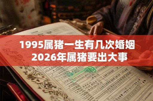 1995属猪一生有几次婚姻  2026年属猪要出大事
