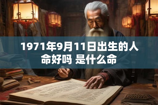 1971年9月11日出生的人命好吗 是什么命 1971年9月11日出生的人命好吗 是什么命