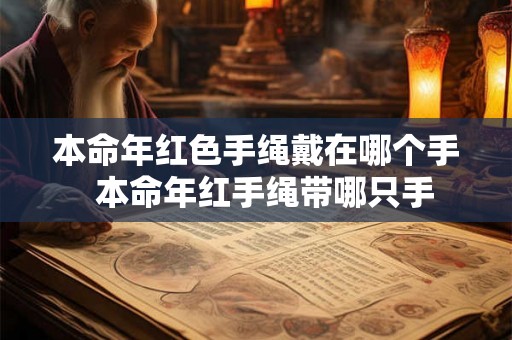 本命年红色手绳戴在哪个手  本命年红手绳带哪只手