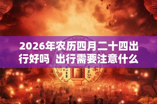 2026年农历四月二十四出行好吗  出行需要注意什么