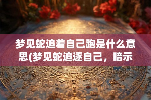 梦见蛇追着自己跑是什么意思(梦见蛇追逐自己，暗示的是什么含义？)
