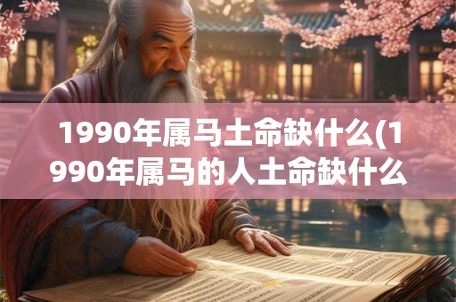 1990年属马土命缺什么(1990年属马的人土命缺什么？)