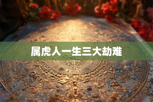 属虎人一生三大劫难